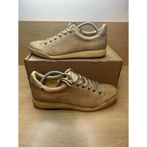 Ecco Taupe/Brown hybrid golf shoes Spikeless men's Biom Sz 42 8/ 8.5 US